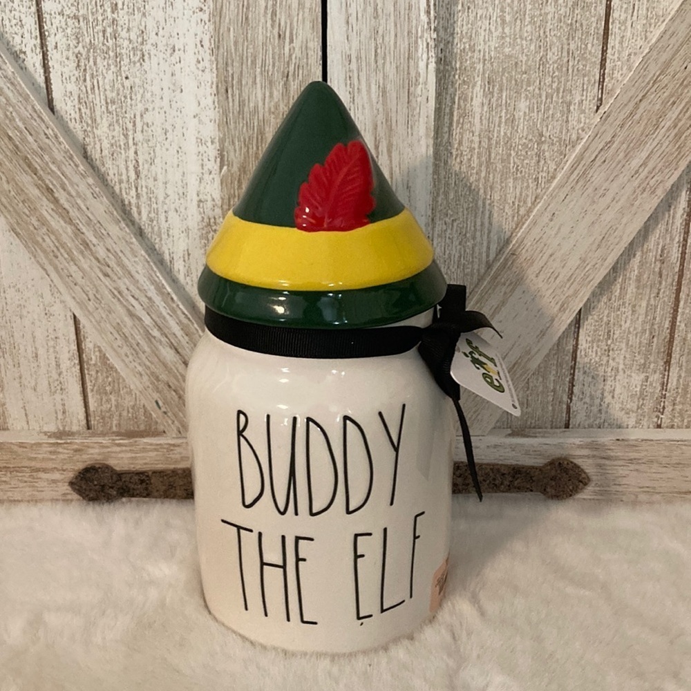 Rae Dunn Buddy The Elf Baby Canister